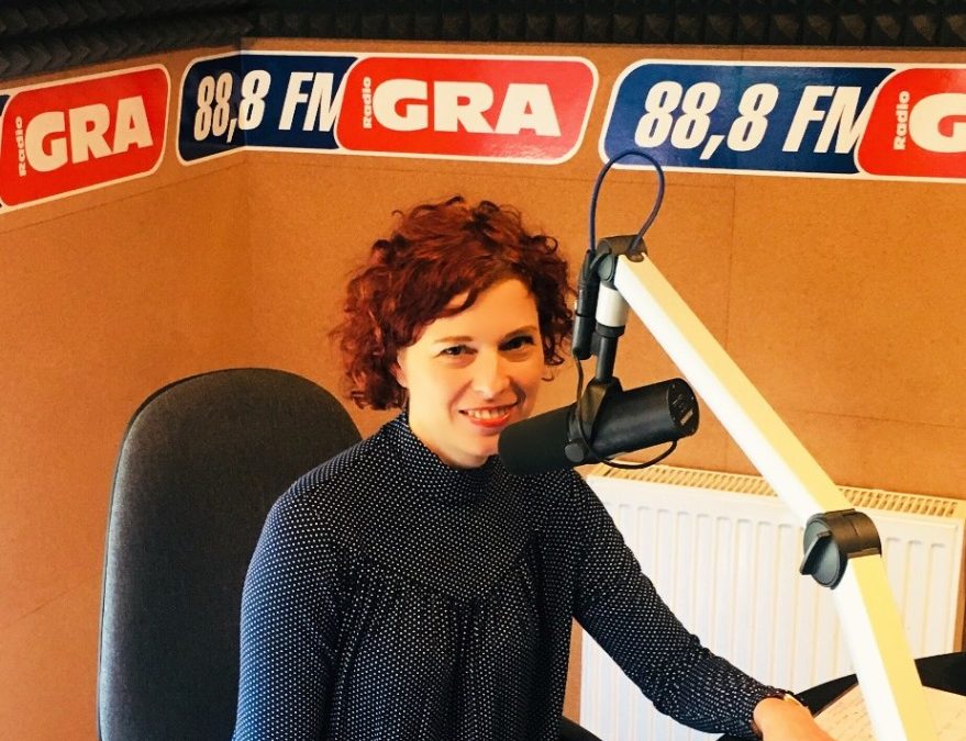 Wioletta udzielała wywiadu w Radio Gra
